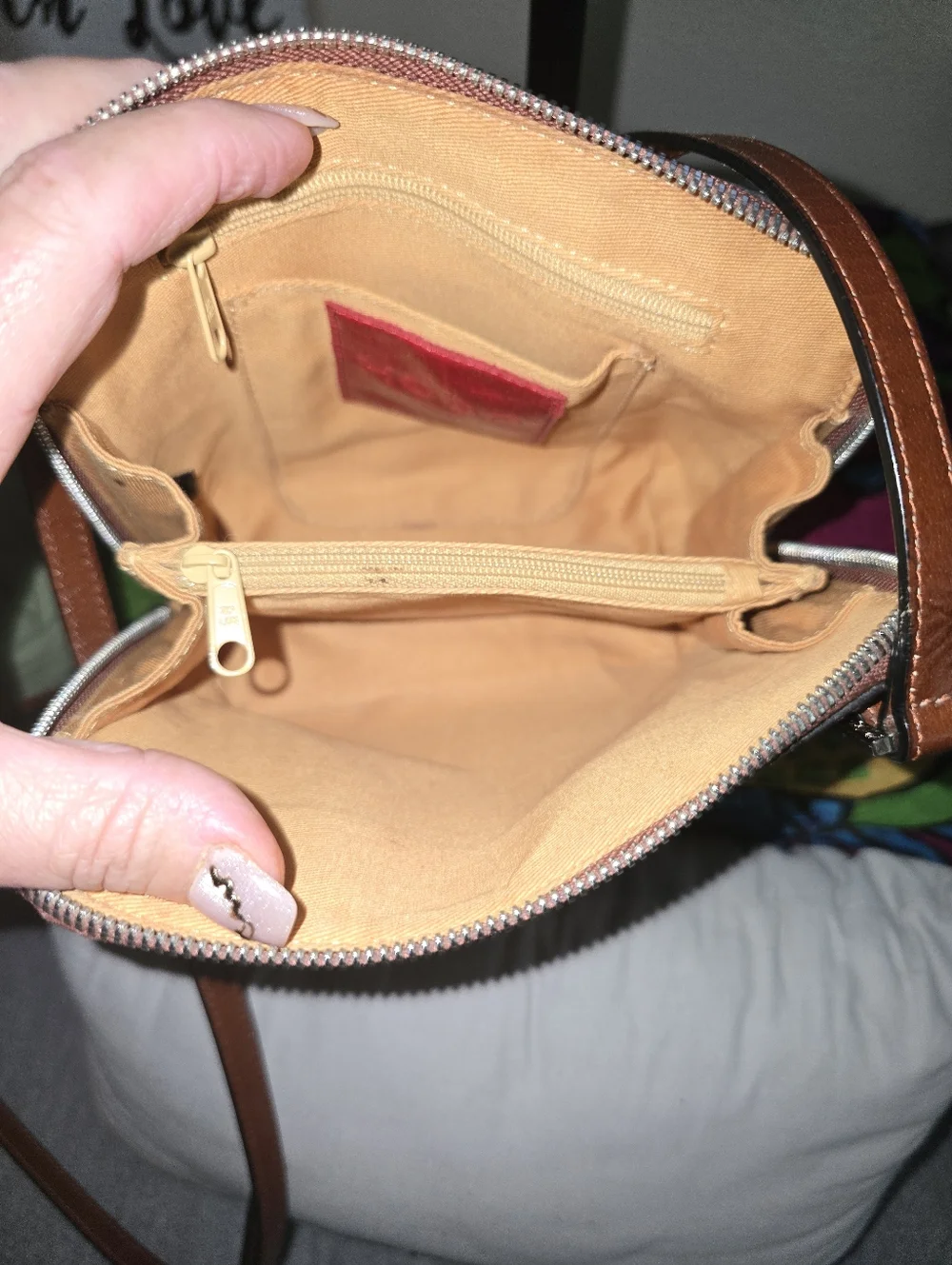 HOBO Classic Women’s Crossbody Bag - Brown - Picture 5 of 9